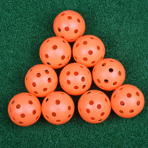 10Pcs Plastic Golf Training Balls